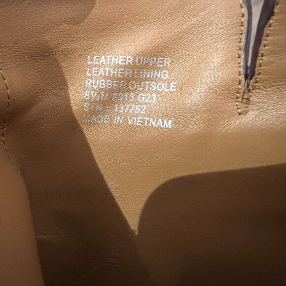 TORY BURCH Everly Flat Boots Sierra Brown Leather Sz. 8.5 - Picture 3 of 7